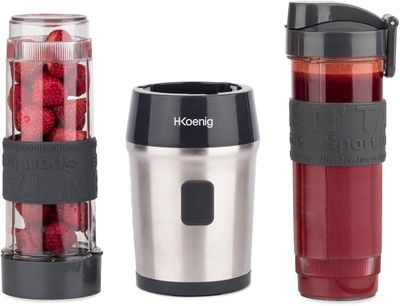 2.181 H.KOENIG SMOO9+BTL9 - Blender portable et kit 2 boutei… - Photo 1