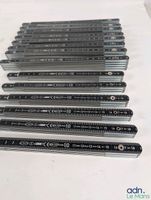 Lot de 14 règles pliantes en métal, dont 8 de 2 mètres et 6 … (photo 2)