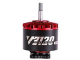 un gros plan d'un moteur sur fond blanc
