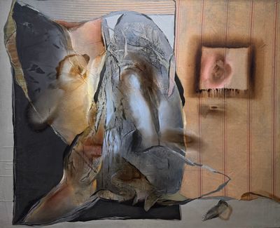Michèle LAVERDAC (1947). Huile sur toile.