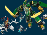 a bunch of legos that are on a blue background