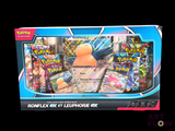 a box of pokemon cards on display in a store
