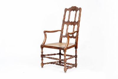 an image of a wooden chair on a white background