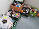 a room with a lot of items on the floor