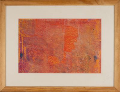an image of a picture of a painting in a wooden frame