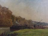 a picture of a painting hanging on the wall