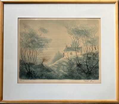 Bernard CHAROY (1931-2024) Petite chapelle.