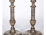 paire de chandeliers anciens en argent