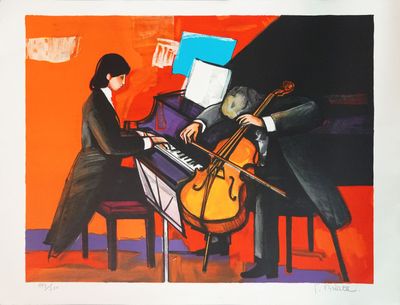 Georges BRIATA (1933 - 2019) Le concert