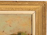an image of a painting of grapes in a gold frame