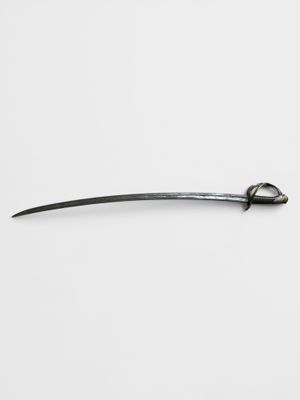 Sabre d’officier de cavalerie légère modèle 1822-82. Monture…