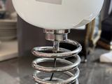 a lamp that is sitting on top of a table