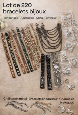 lot de 20 bracelets fantaisie - lot de 20 bracelets fantaisie - lot de 20 bracelets fantaisie - lot de 20 bracelets