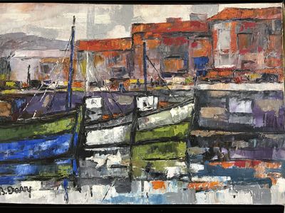 B. Davy HST SBG, Vue d'un port 50x72