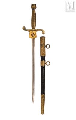 a close up of a sword on a white background with a white background