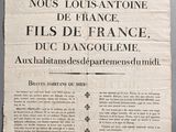 an old newspaper with a black and white image on it