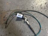 a hose that is connected to a hose on the floor