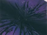 an image of a painting of a purple flower on a white background