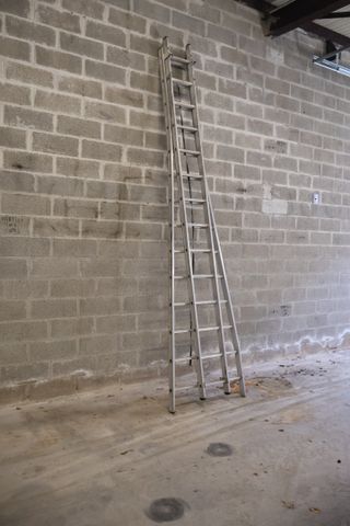 Échelle double aluminium