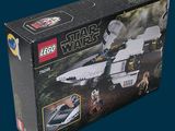 a box that has a lego star wars set in it