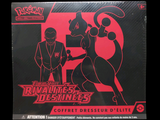 pokemon trading card game box featuring a man and a woman in business attire