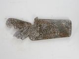 a metal object that is sitting on a white surface