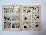 an old comic book with pictures of a man and a woman on it