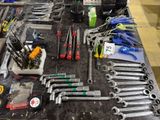 many tools on the table ready to be used