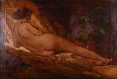 Zoltan VERESS (1868-1935) Nu allongé