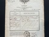a close up of a piece of paper with a stamp on it