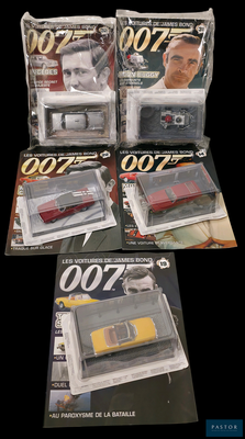 Ensemble de 5 voitures miniatures 1/43, éditions GE Fabbri, …
