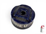 an image of a close up of a black and blue object