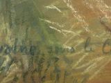 an image of a painting of a horse in a field of grass