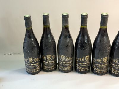 6 bouteilles CDP Comte de Morangies 1989 Michel Bernard