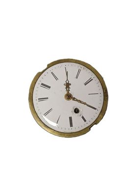 a clock with roman numerals on the face of it