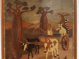une image représentant une photo d'un tableau sur lequel figurent des animaux