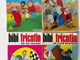 four vintage comic books from the 1960s ' s, including the adventures of tintin and froctin