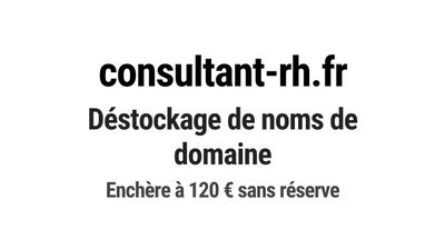 Nom de domaine consultant-rh.fr.