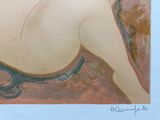une photo d'un tableau représentant une femme aux cheveux longs
