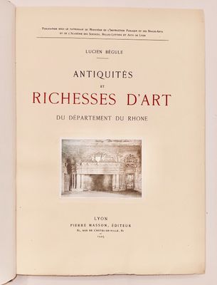 an open book with a picture of a man standing in front of a fireplace
