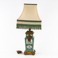 Grande lampe de table composée d'un vase chinois en porcelai… (photo 6)