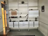 an image of a kitchen with a ladder in the ceiling
