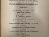 an old book with a list of english history written on it