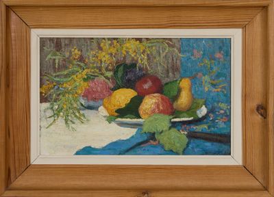 Jean-Laurent Buffet-Challié (1880-1943) Nature morte aux fru… - Photo 1