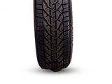 a close up of a tire on a white background
