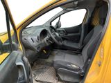 a yellow car with the door open and the driver ' s seat down