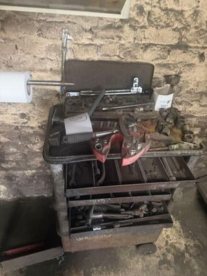 an image of a workbench with tools in it