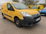 yellow citrole van parked in a parking lot next to other cars