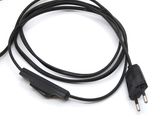 a black cord that is connected to a computer mouse