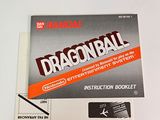 a dragonball instruction booklet on a white surface